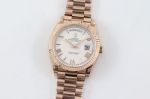 TWS Factory Swiss Rolex Day Date II Watch 40MM Replica Stainless Steel plated Rose Gold Case Watches